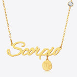 #1 Best Trendy Gold Zodiac Constellation Pendant Necklace Gift for Women | Best Trending Aesthetic Yellow Gold Zodiac Constellation Pendant Necklace Jewelry Gift for Women, Mother, Wife | Mason & Madison Co.