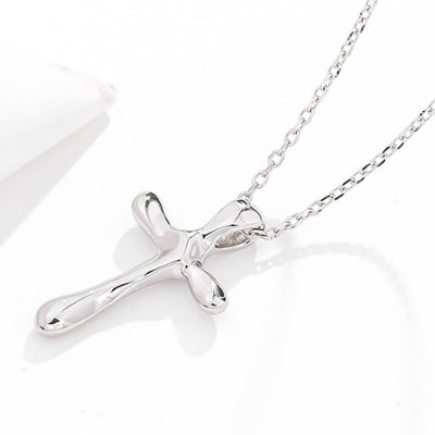 Best Silver Necklace Jewelry Gift | Best Aesthetic Silver Cross Pendant Necklace Jewelry Gift for Women, Girls, Girlfriend, Mother, Wife, Daughter | Mason & Madison Co.