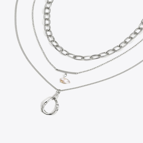 Best Silver Layering Chain Necklace Jewelry | Best Aesthetic Silver