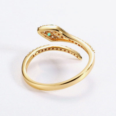 Best Gold Diamond Ring Jewelry Gift | Best Aesthetic Yellow Gold Diamond Snake Ring Jewelry Gift for Women, Girls, Girlfriend, Mother, Wife, Daughter | Mason & Madison Co.