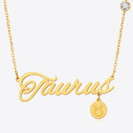 #1 Best Trendy Gold Zodiac Constellation Pendant Necklace Gift for Women | Best Trending Aesthetic Yellow Gold Zodiac Constellation Pendant Necklace Jewelry Gift for Women, Mother, Wife | Mason & Madison Co.