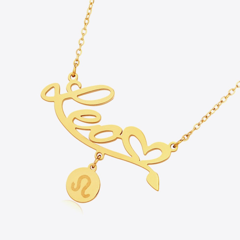 #1 Best Trendy Gold Zodiac Constellation Pendant Necklace Gift for Women | Best Trending Aesthetic Yellow Gold Zodiac Constellation Pendant Necklace Jewelry Gift for Women, Mother, Wife | Mason & Madison Co.