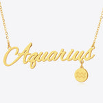 #1 Best Trendy Gold Zodiac Constellation Pendant Necklace Gift for Women | Best Trending Aesthetic Yellow Gold Zodiac Constellation Pendant Necklace Jewelry Gift for Women, Mother, Wife | Mason & Madison Co.