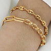 Best Gold Chain Bracelet Jewelry Gift | Best Aesthetic Yellow Gold Chain Bracelet Jewelry Gift for Women, Girls, Girlfriend, Mother, Wife, Daughter | Mason & Madison Co.