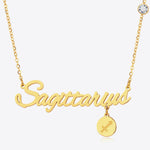 #1 Best Trendy Gold Zodiac Constellation Pendant Necklace Gift for Women | Best Trending Aesthetic Yellow Gold Zodiac Constellation Pendant Necklace Jewelry Gift for Women, Mother, Wife | Mason & Madison Co.