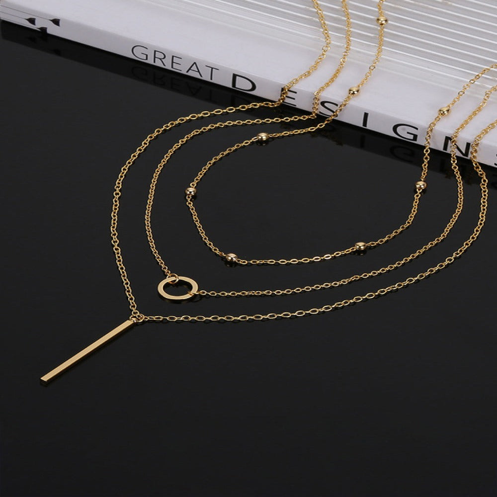 Best Gold Layering Necklaces Bundle Jewelry Gift | Best Aesthetic Yellow Gold Chain Necklace Jewelry Gift for Women, Mother,Wife| Mason & Madison Co.