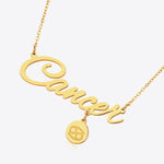 #1 Best Trendy Gold Zodiac Constellation Pendant Necklace Gift for Women | Best Trending Aesthetic Yellow Gold Zodiac Constellation Pendant Necklace Jewelry Gift for Women, Mother, Wife | Mason & Madison Co.