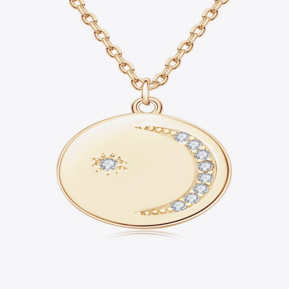 Best Gold Diamond Pendant Necklace Jewelry Gift | Best Aesthetic Yellow Gold Diamond Round Pendant Necklace Jewelry Gift for Women, Mother, Wife | Mason & Madison Co.