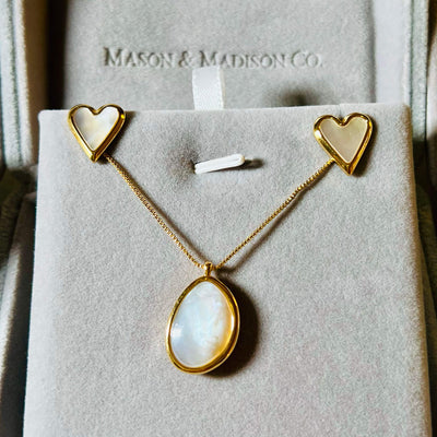 Best Pearl Pendant Gold NecklaceJewelry Gift  Best Aesthetic Yellow Gold  Pearl Pendant Necklace Jewelry Gift for Women, Girls, Mother, Wife - Mason  & Madison Co.